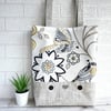 Folk Art Pattern Tote Bag