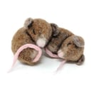 The Crafty Kit Company 'Sleepy Mice' Needle Felting Kit
