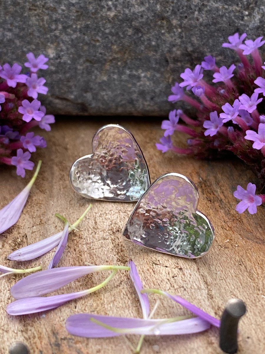 Heart Stud Earrings