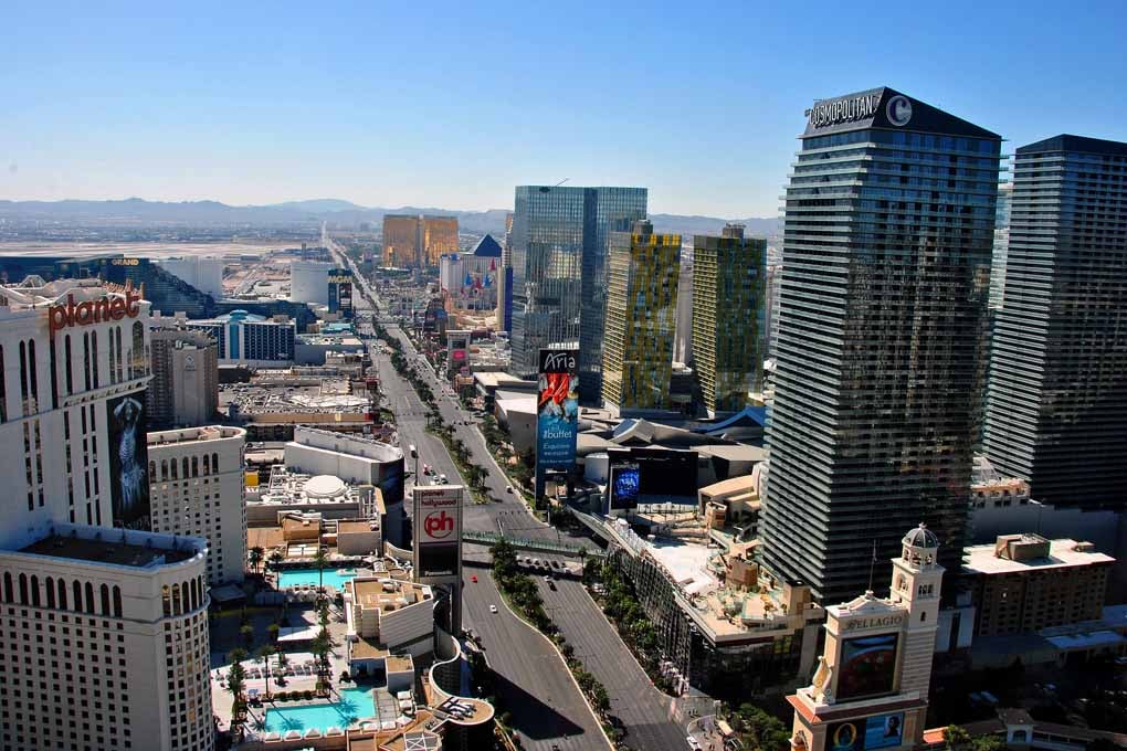 Las Vegas Strip Skyline Cityscape America USA Photograph Print