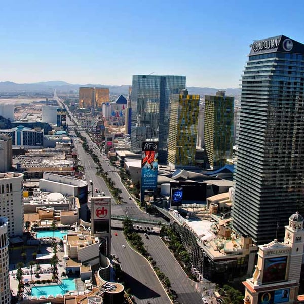Las Vegas Strip Skyline Cityscape America USA Photograph Print