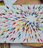 Original colourful fish watercolour painting