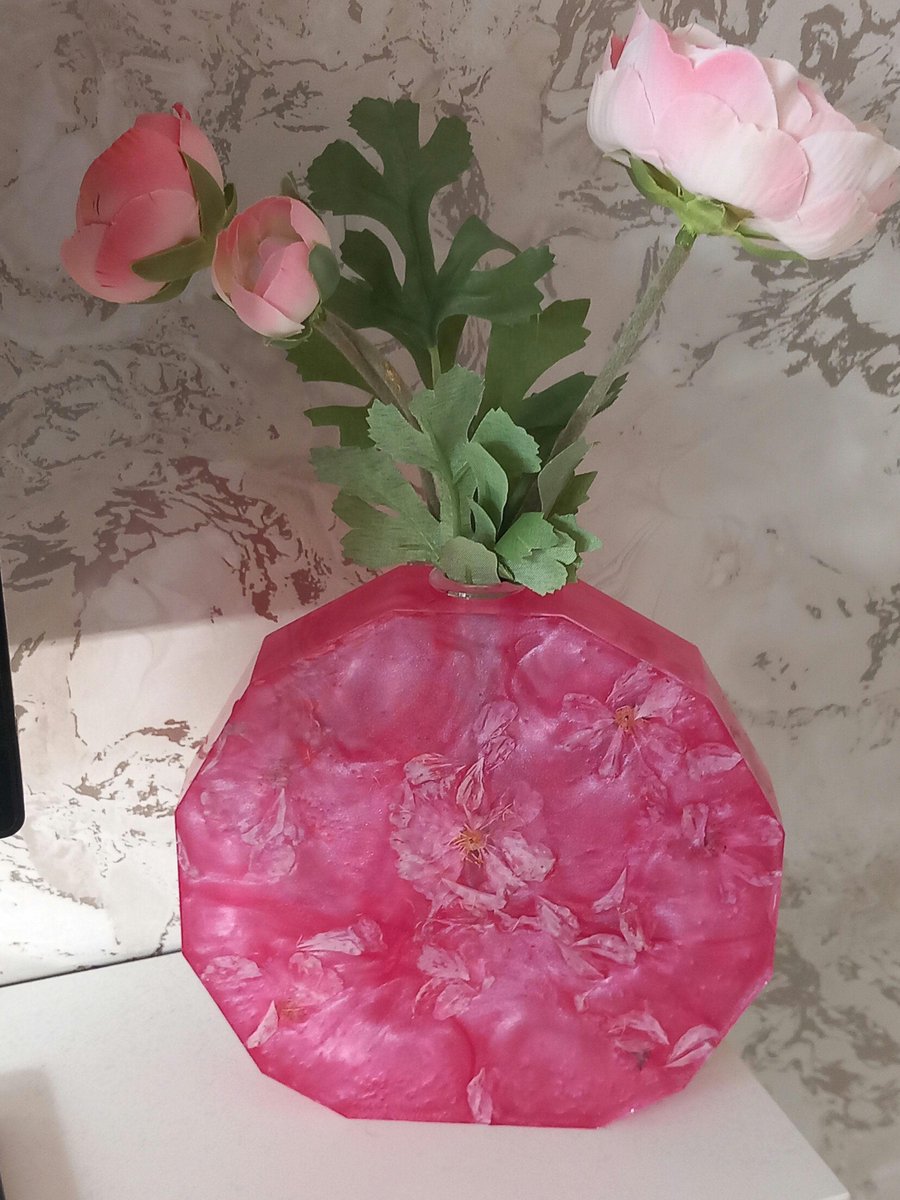 Cherry blossom vase decor, Blossom dried flower gift,Flower vase Propogation 