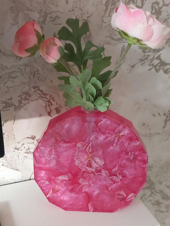 Cherry blossom vase decor, Blossom dried flower gift,Flower vase Propogation 