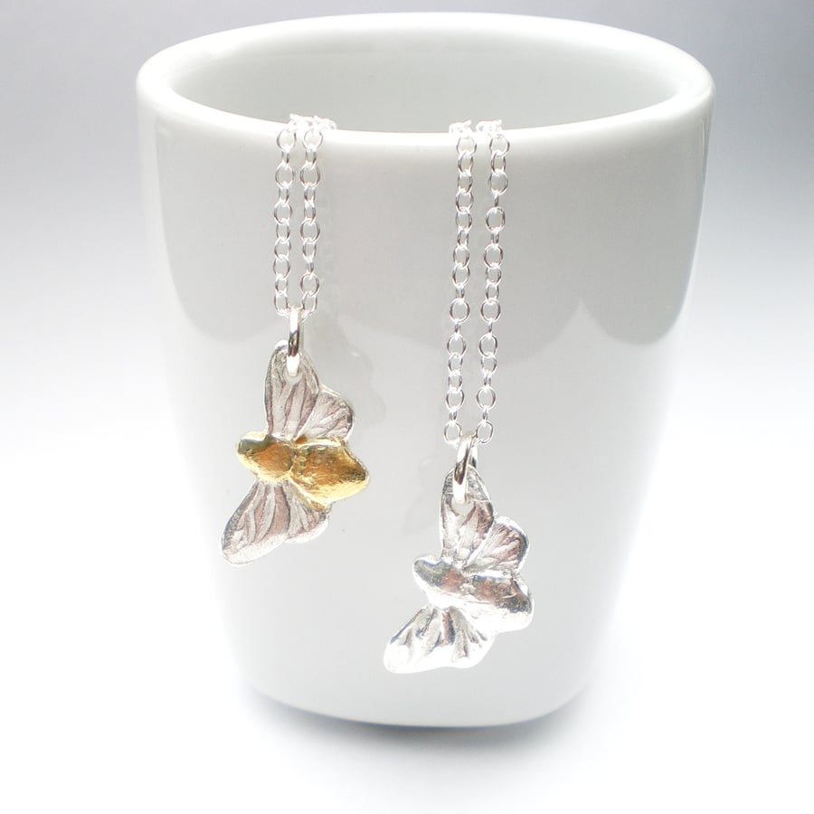 Silver Bee Necklace