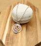 Silver pendant with blue Agate stone - Image 3