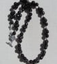 Red Garnet Gemstone Beaded Statement Necklace "Burgundy Sprite" - Image 4