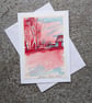Red Barn. Blank Card. Original Watercolour 260185 - Image 3