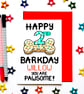 Personalised 2nd Birthday Card For The Dog, Dogs, Fur Baby Age Birthday Card - Image 1