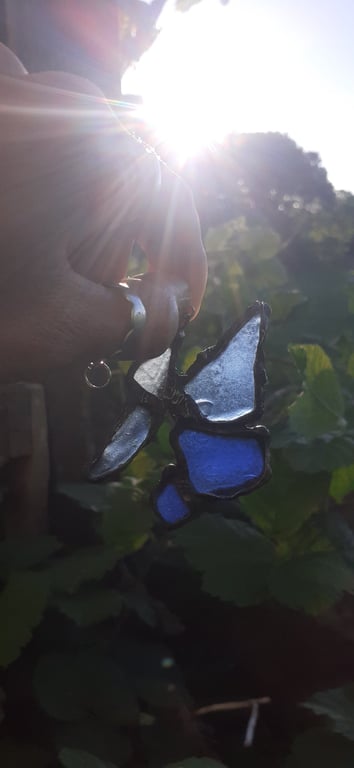 Isle of Islay Map Suncatcher, Lead-free Stained Sea Glass, Scotland