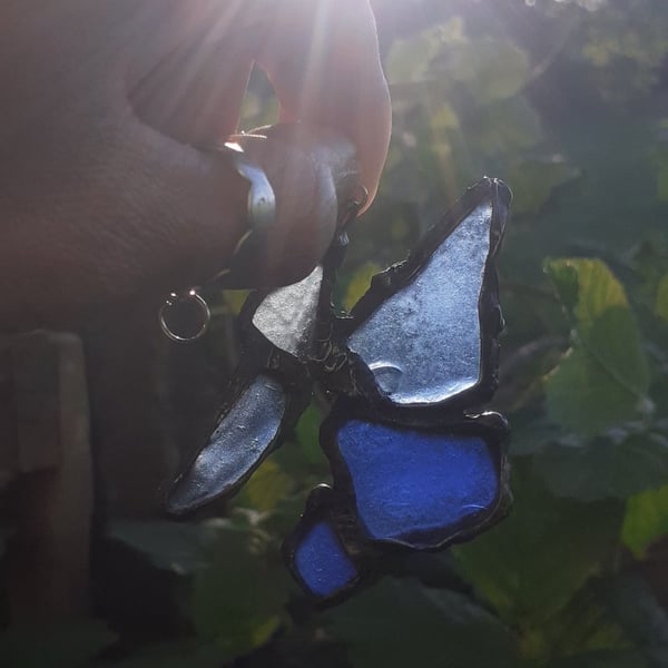 Isle of Islay Map Suncatcher, Lead-free Stained Sea Glass, Scotland