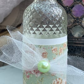 Fancy bottle decorated vase