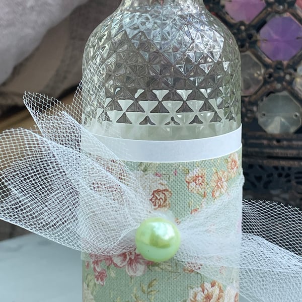 Fancy bottle decorated vase