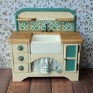 Handmade dollshouse 12th scale miniature kitchen sink