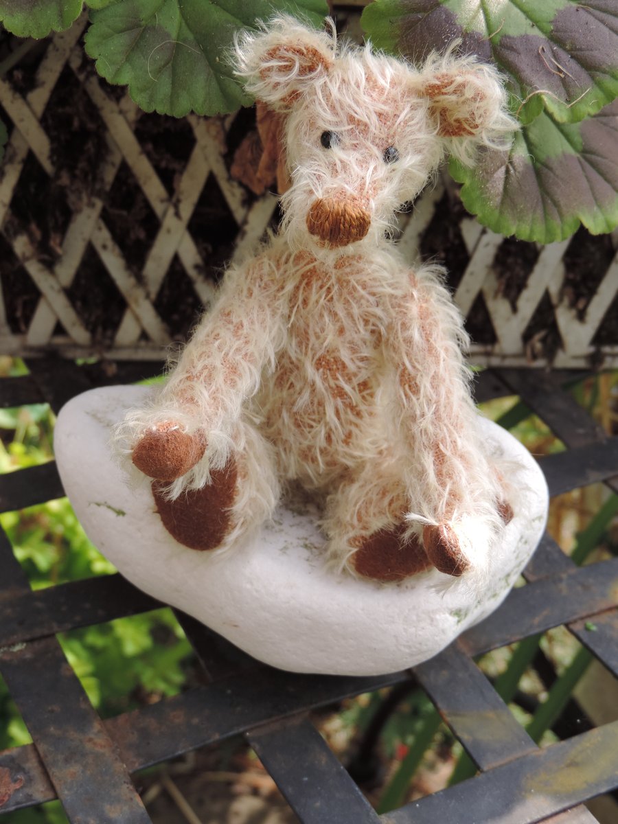 5 inch Handmade Collectors Mohair Teddy Bear