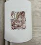 Greeting Card, Envelope Pouch, Tag - Pink Paris Design 1 - C247 - Image 5