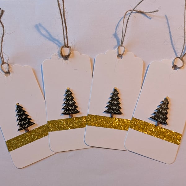 Homemade Christmas gift tags pack - Christmas Tree