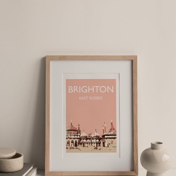 Brighton Pavillion, East Sussex, UK Giclee Travel Print
