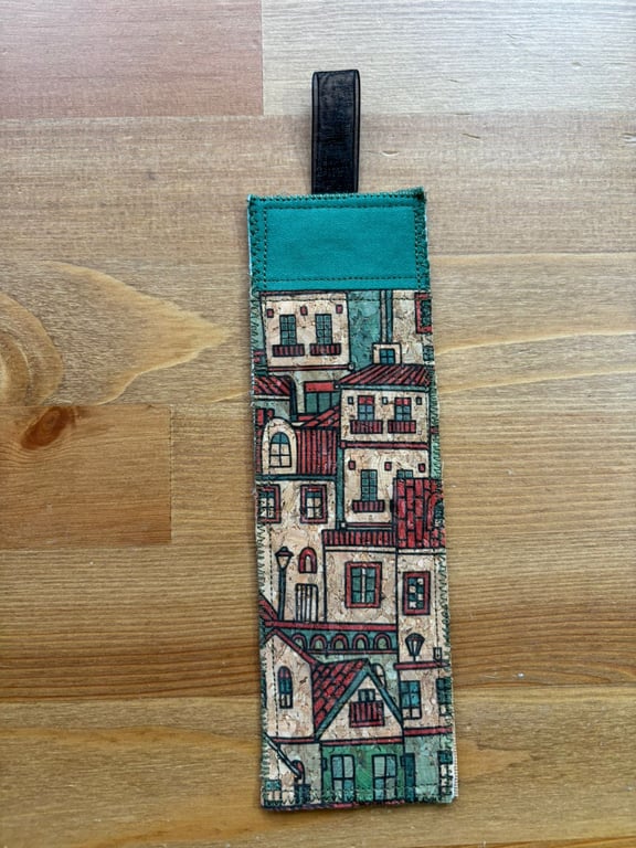 Cork fabric bookmark