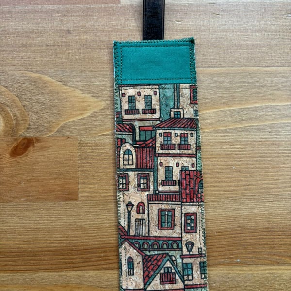 Cork fabric bookmark