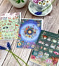 Set of 3 Cards, Nature Wheel of the Year, Tea Plants and Baby Animals  - Image 10