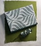 Plush hand pieced and quilted Muji notebook with free personalisation - Image 2