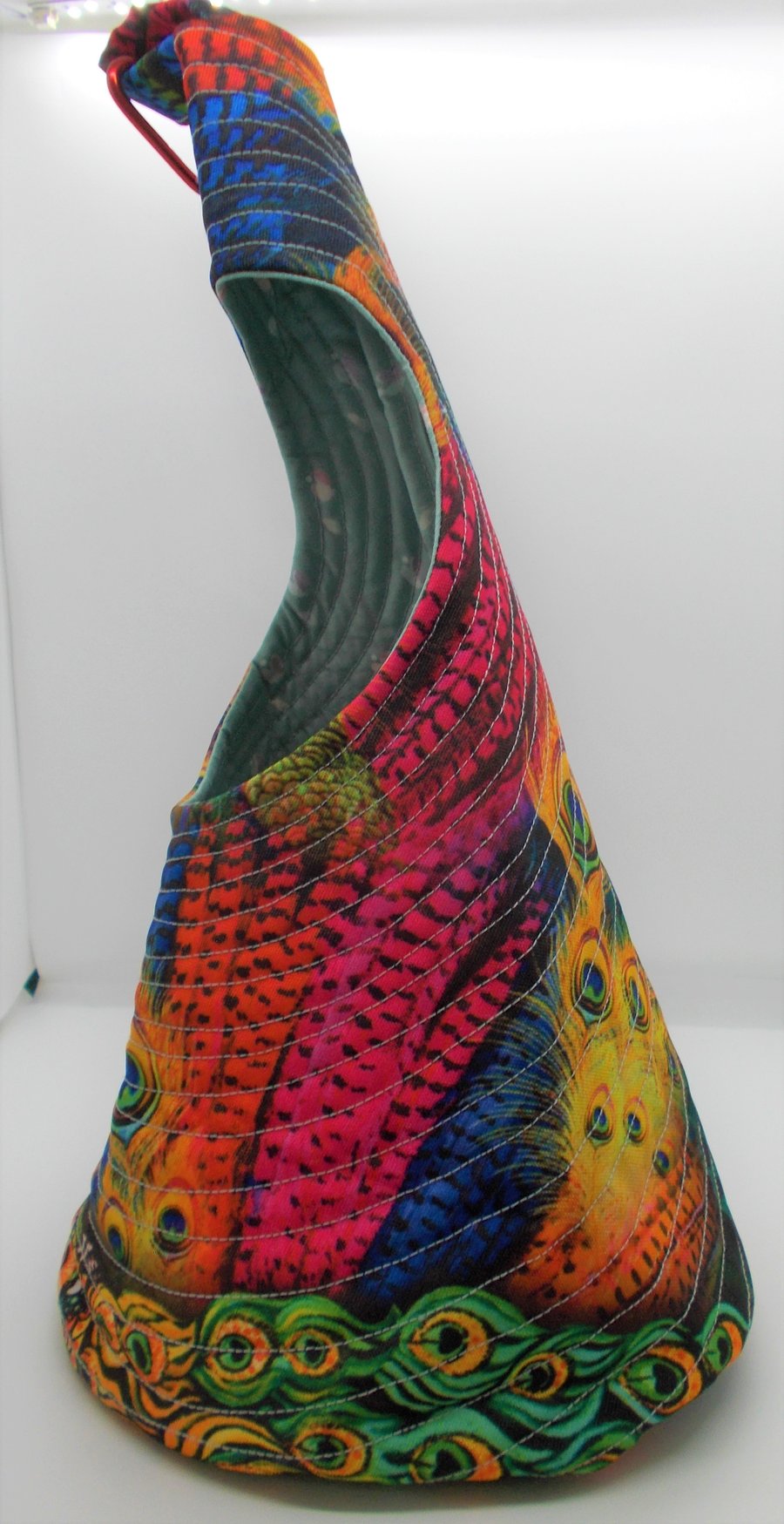 Peg Bag - Abstract Peacock