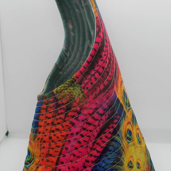 Peg Bag - Abstract Peacock