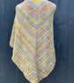 Chrysanthemum Alpaca Mushellka Textured Lace Handmade Shawl Wrap Scarf - Image 4
