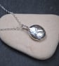 Solid Silver Pebble Pendant, Silver Pebble Necklace, Recycled, Eco-friendly - Image 5