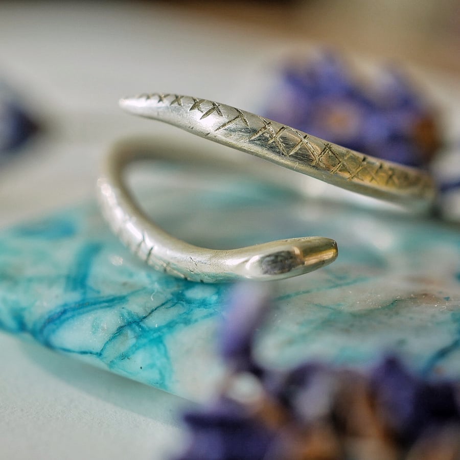 Super Seconds Saturday Serpent Ring Sterling Silver