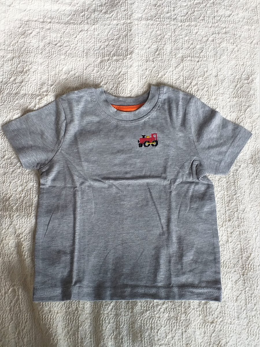 Train T-shirt Age 12-18 months