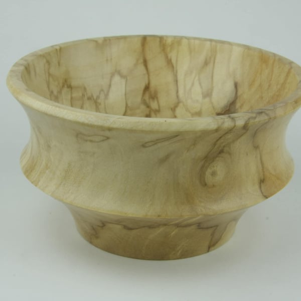 Small Sycamore Wood Bowl, Decorative Display Dish No. 735