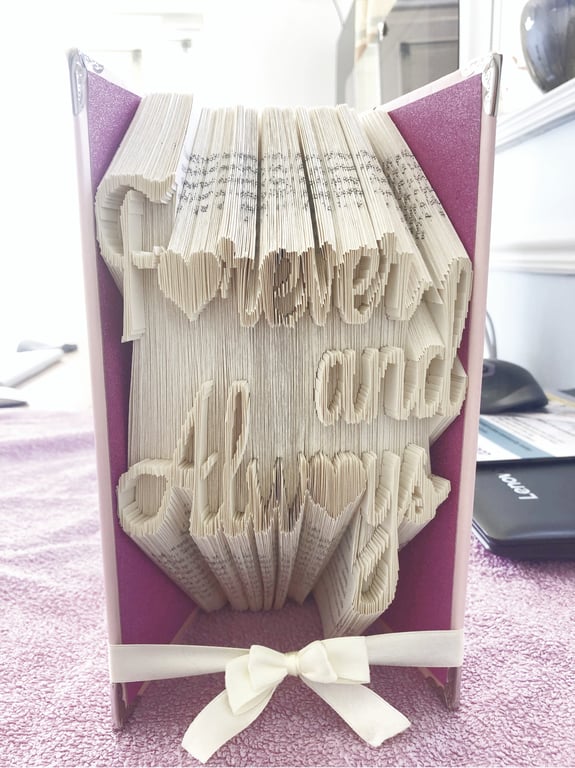 Forever and Always COMBI Book Folding Pattern - EMAILED PDF PATTERN
