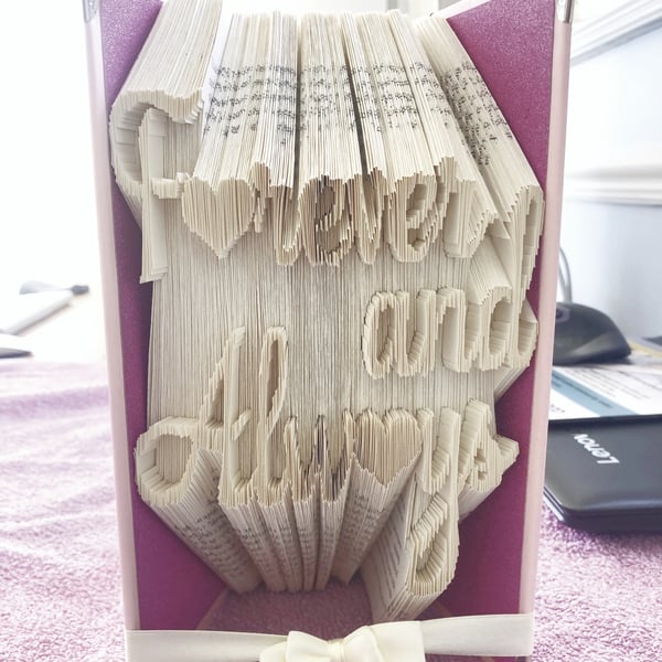 Forever and Always COMBI Book Folding Pattern - EMAILED PDF PATTERN