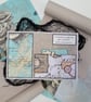 Mixed Media Art Card – Any Occasion Vintage Friend Inspirational Quote Card