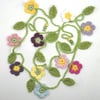 Crochet Garland in Spring Colours 