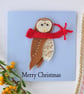 Tawny Owl Christmas card