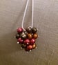 Pearl raspberry necklace - Image 1