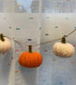 Hand Knitted mini pumpkin bunting - Image 2