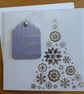Lilac & Silver Foiled Christmas Tree Card - Merry Christmas - Image 7