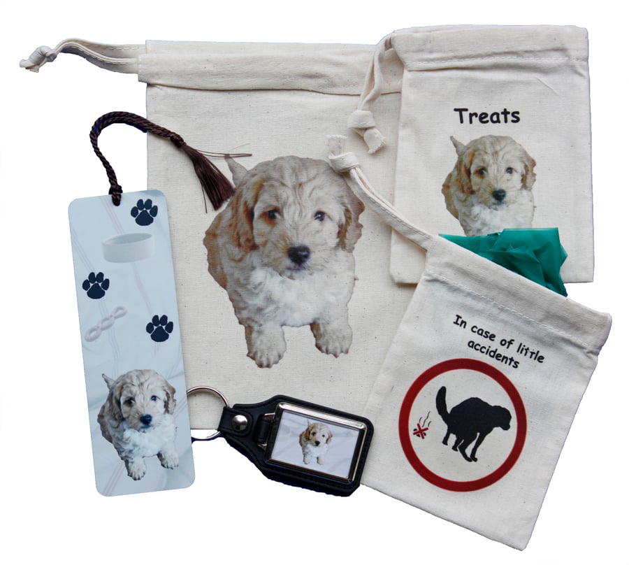 Cockapoo Dog Owners Gift Set with 5 different doggy items