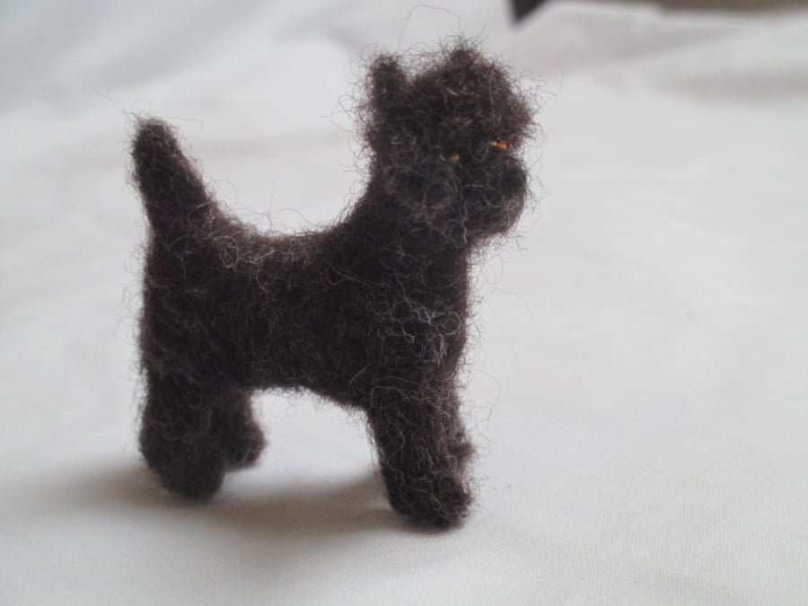 Needle Felted Minature Cairn Terrier