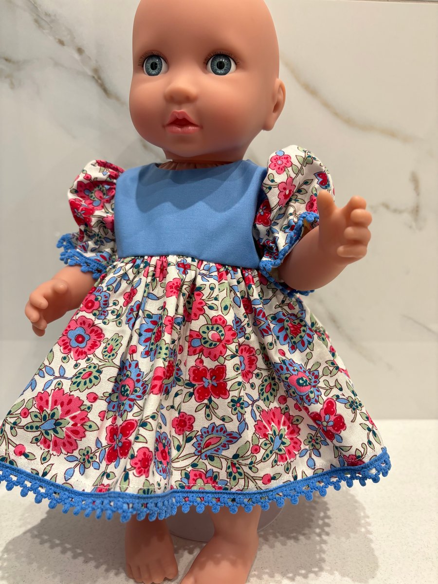 Vintage Print Baby Dress
