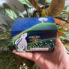 Painted Trinket Box Moon Gazing Hare & Glastonbury Tor 'In The Midnight Hour'