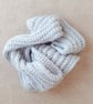 KNITTING PATTERN PDF Silver Ribbed Scarf - Image 2