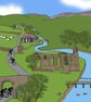 Tour de Yorkshire Bolton Abbey signed print - Image 1