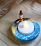 Lighthouse t-light holder or trinket dish - Image 2