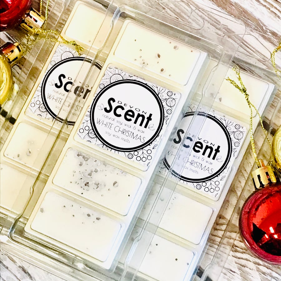 White Christmas Snap Bar Wax Melts 