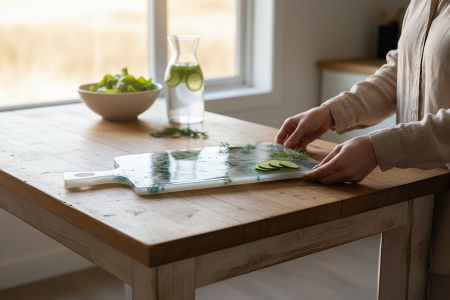 Handcrafted chopping boards